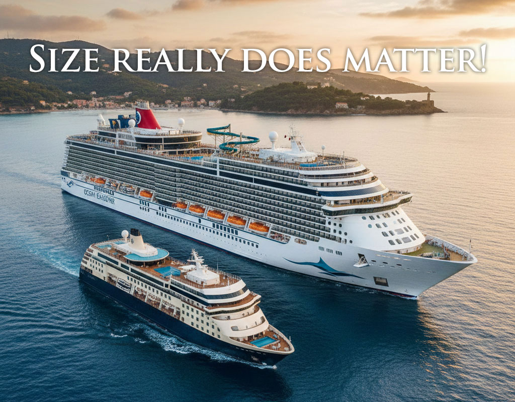 Size really does matter. Standard vs. Luxury Comparison at a Glance.