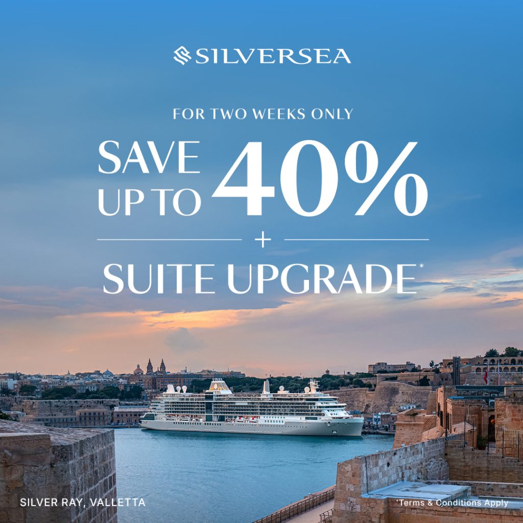 The world’s most refined travel experience just became even more enticing. From January 15 to February 2, Deluxe Cruises is proud to present an exclusive window of opportunity to explore the globe with Silversea at an unprecedented value.