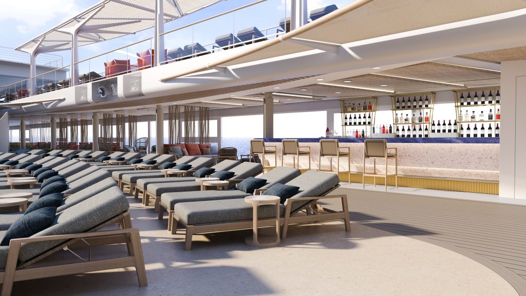 Solara Pool Bar, which provides premium beverages as part of Regent’s all-inclusive offering