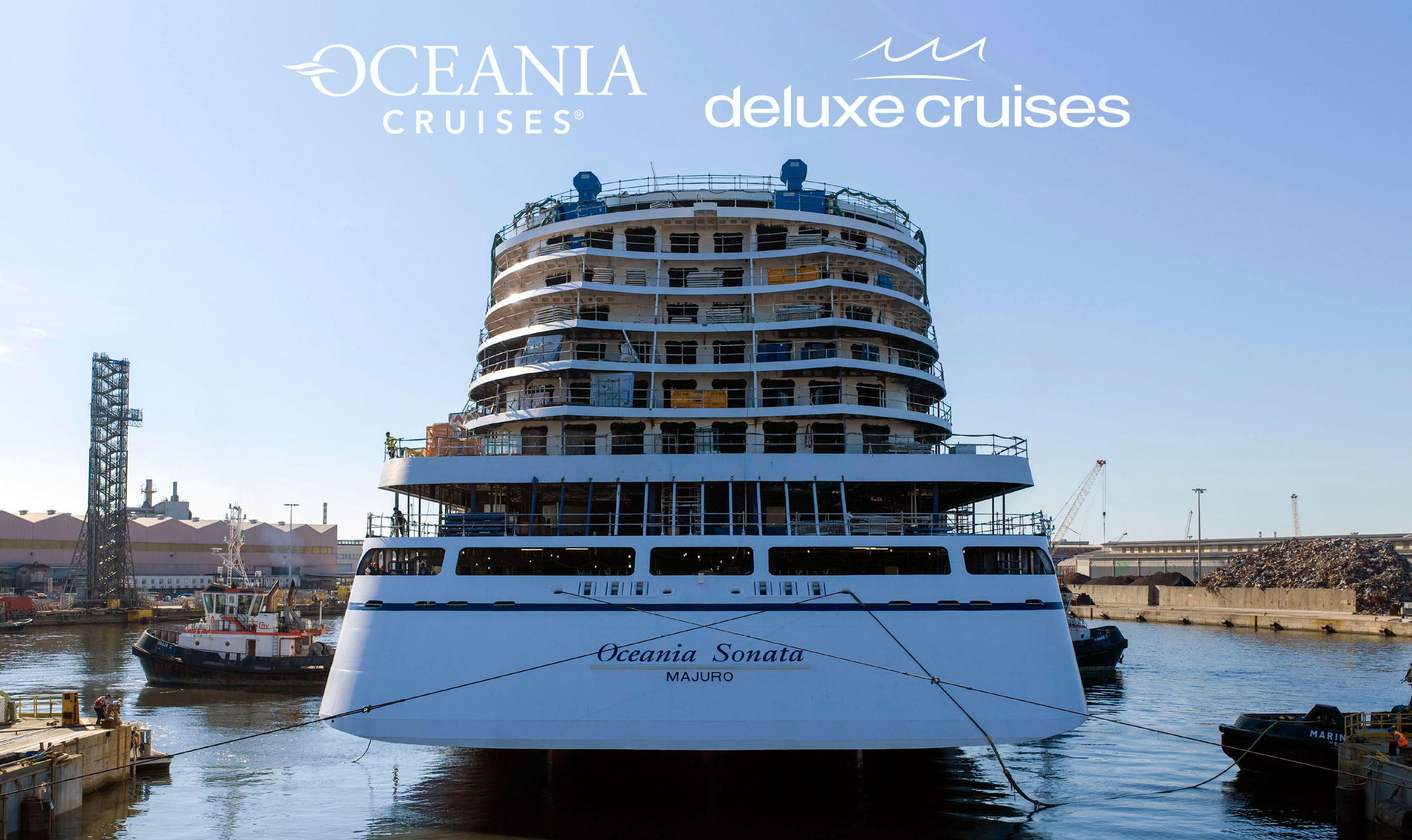 Oceania Cruises Celebrates Major Milestone as Oceania Sonata Floats Out in Italy
