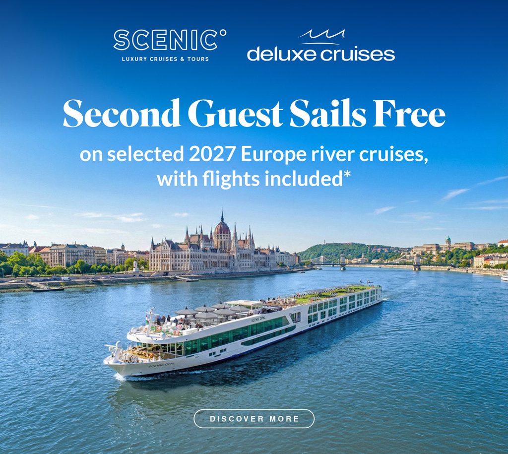 Sail Europe Together: Second Guest Sails Free on 2027 River Cruises